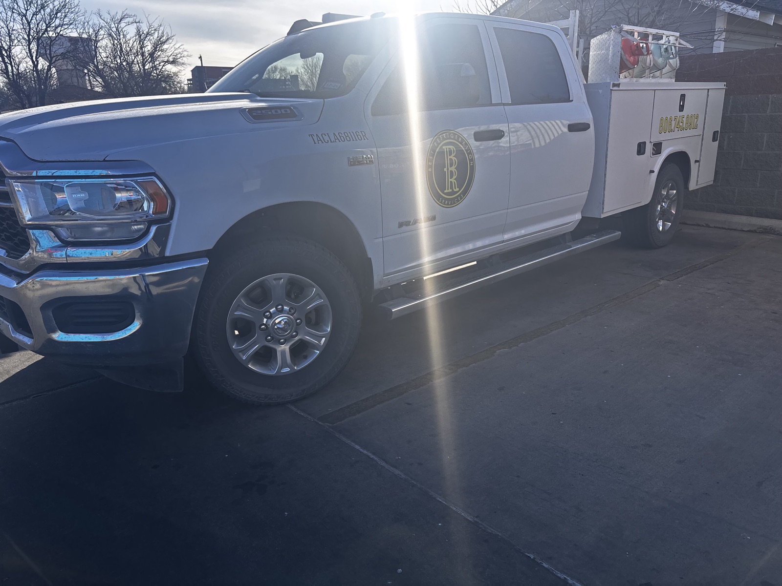 Best Refrigeration Services service truck in Lubbock