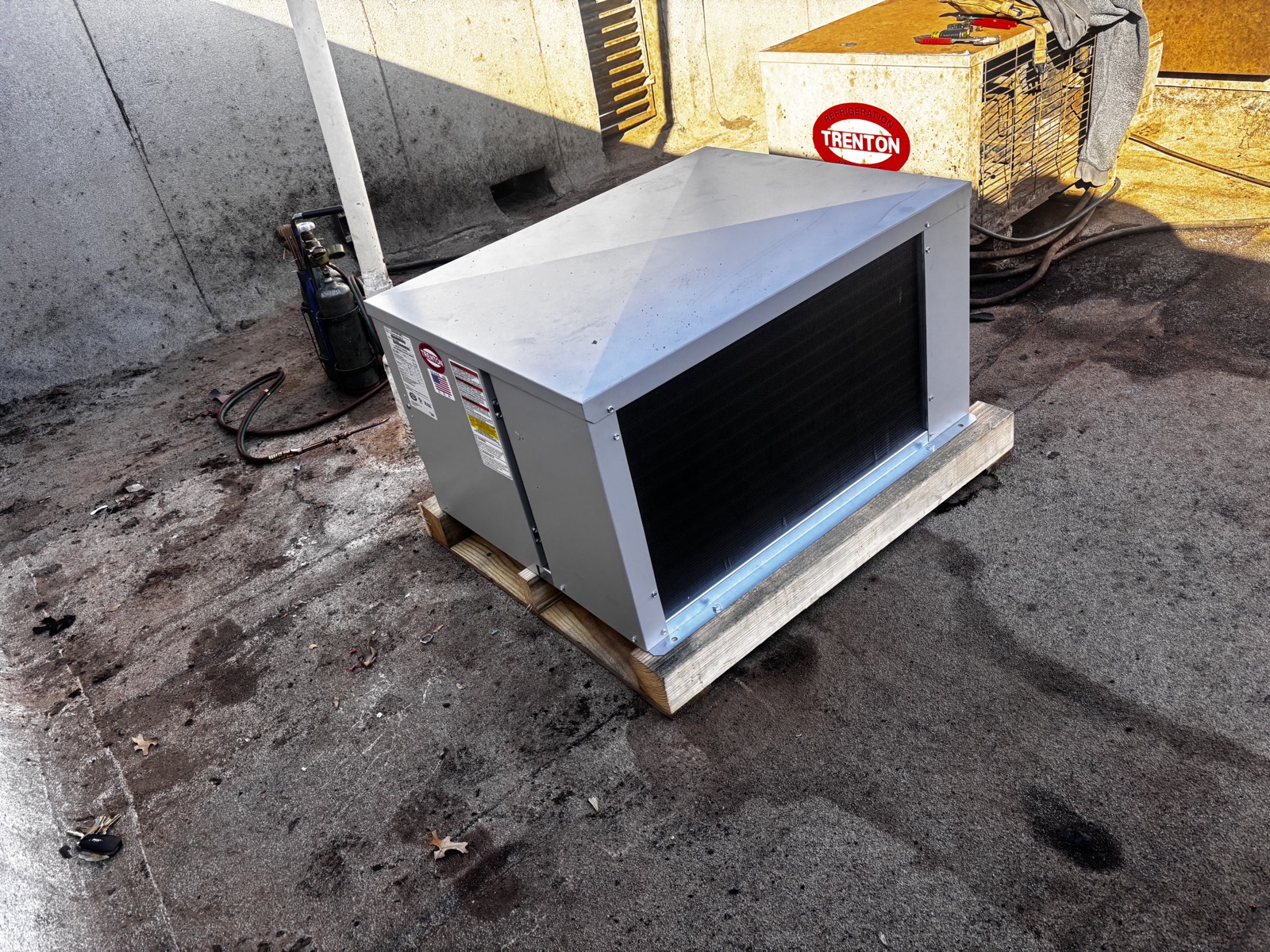 New Trenton condensing unit installed by Best Refrigeration in Lubbock